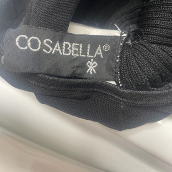 COSABELLA Black Ribbed Bodysuit - Picture 7 of 10